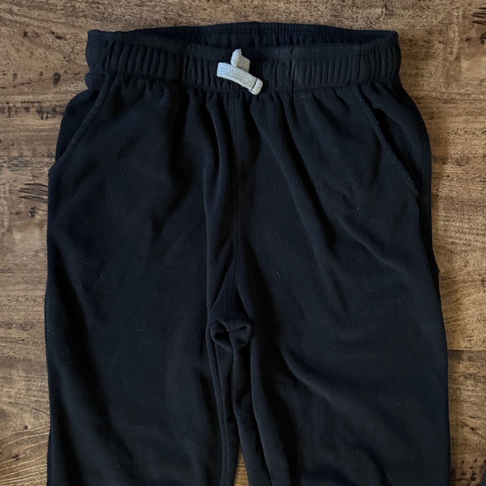 Kids Black Jogger Fleece Pants size 12 - Picture 4 of 4